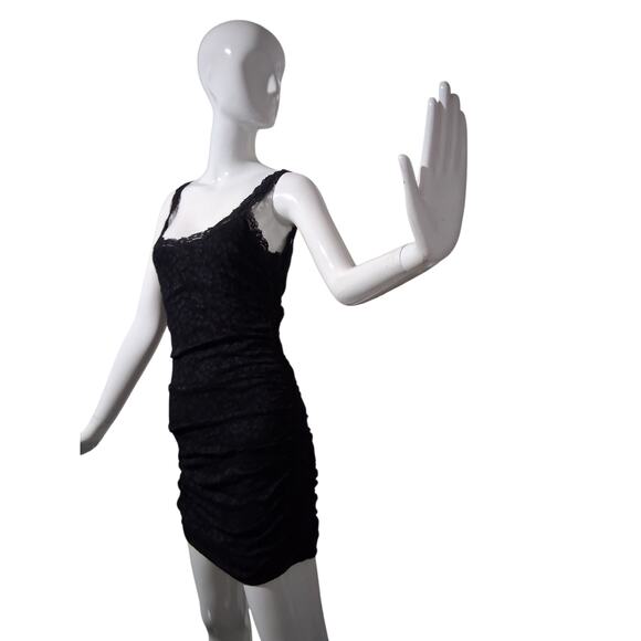 Y2K Vintage Womens Small Moda International Victoria's S Whimsigoth Lace Dress - Picture 3 of 12